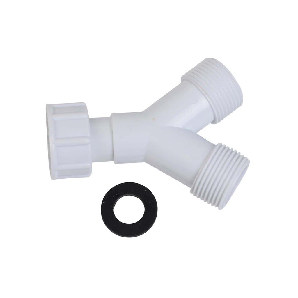 Y Splitter Joiner Dual Inlet Y Tee Connector Adapter For Washing Machines Maximize Water Connection Flexibility