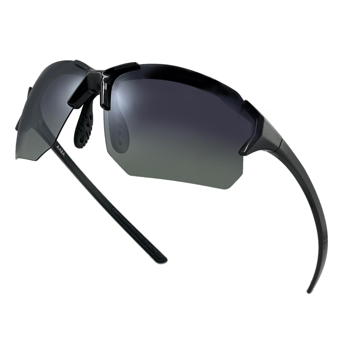 

Polarized Sports Sunglasses with Over Gradient TR90 UV400 Soft Rubber Nose Blue Light Perfect for and Driving A&A 90% Polarization, Lenses,
