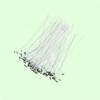 50 Pieces Cotton Candle Wicks Clean Flame Pre-Tabbed Wicks Cotton Candle Wick Smokeless Easy To Use for Beginners