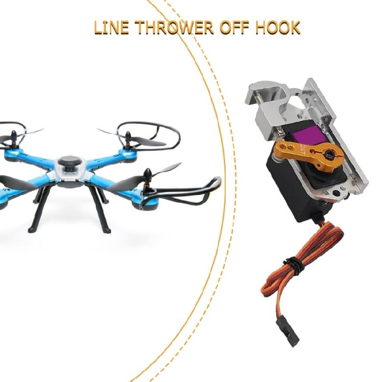 Aluminum Servo Parabolic Switches Device Drones Upgrades Kit Servo Release Dropper and Hook for Remote Controller
