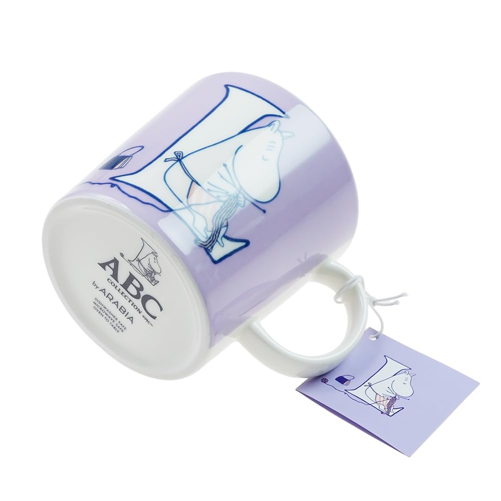 Arabia Moomin Alphabet Mug 400ml "L" [Used]