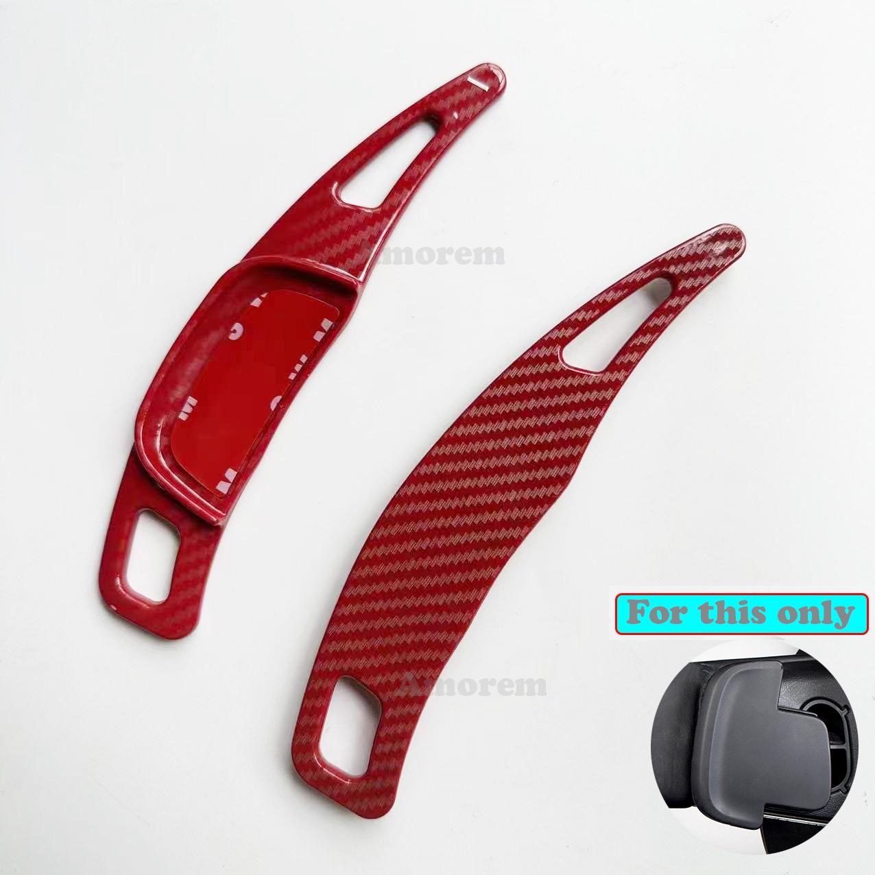 ABS Carbon Fiber Print Paddle Shift For 2022 2023 2024 Mazda 3 BP CX-30 CX30 CX-50 CX-60 CX-90 Steering Wheel Shifter