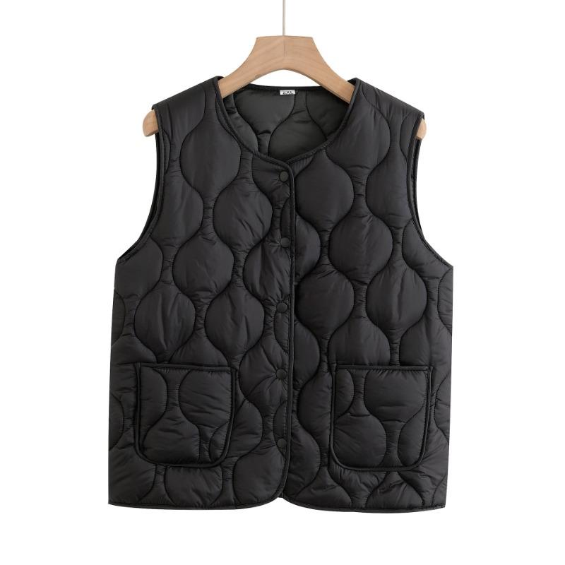 Mom's new autumn and winter, light and thin vest in autumn and winter, thickened warm large-size vest, medium and old outer vest, wide