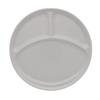 East Tableware Round Lunch White 3-Piece Plate, 22cm,