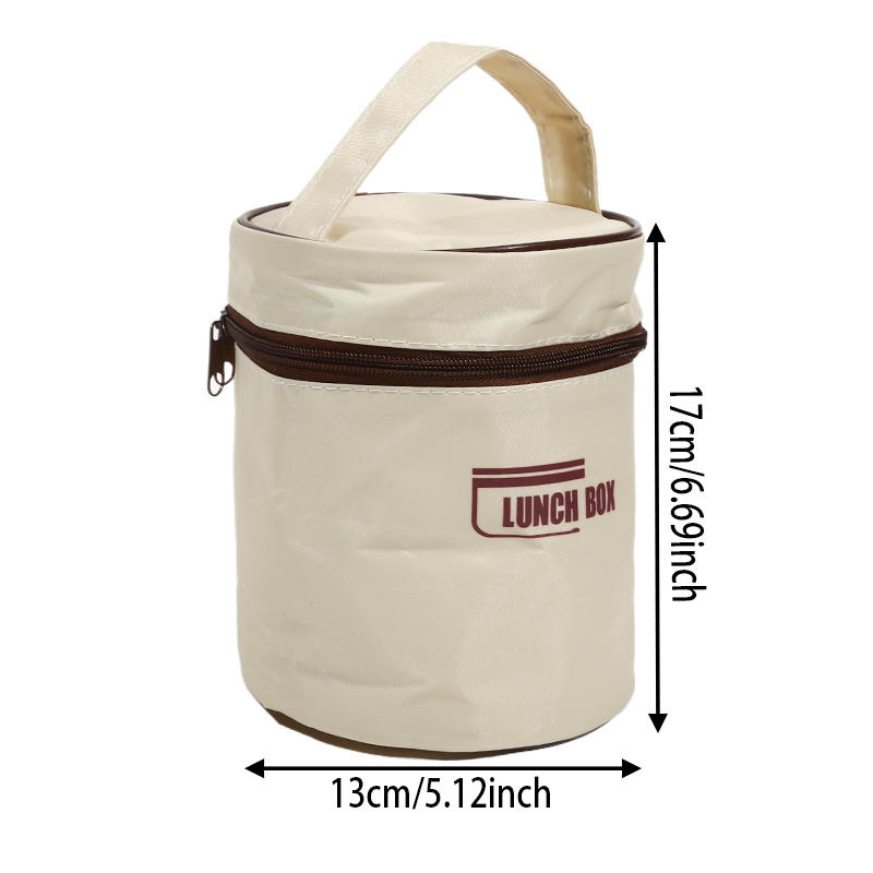 Portable Insulated Lunch Box Storage Bag Waterproof Bento Bags Large Capacity Dustproof Food Thermal Bag For Students