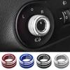 Car Rearview Mirror Knob Trim Cover Rotary Switch Aluminum Alloy Rings Adjustment For MG MG6 ZS GT Roewe I6 Ei6 I6plus RX5