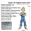 Dragon Ball Super Saiyan Vegeta Pvc Figure With Display Stand For Collectors