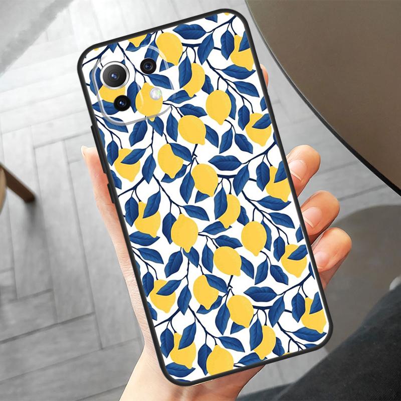 Summer Fruit Lemon Case For Xiaomi 15 Pro 13 14 Ultra 11T 12T 13T 14T Pro POCO F7 X7 Pro X3 X5 X6 F5 F6 Cover
