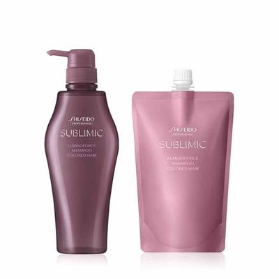 SHISEIDO>PROFESSIONAL Subrimic Luminoforce Shampoo Original 500 ml/Nachfüllpackung 450 ml Wähle 1