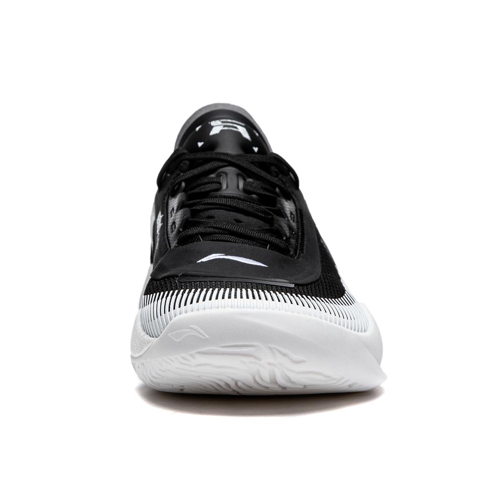 New LINING Yushuai 18 V2 Basketball Shoes Men's Low top Black White ABAU025-1