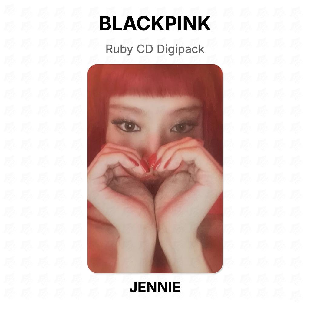 BLACKPINK Ruby CD Digipack Resmi Fotoğraf Kartı