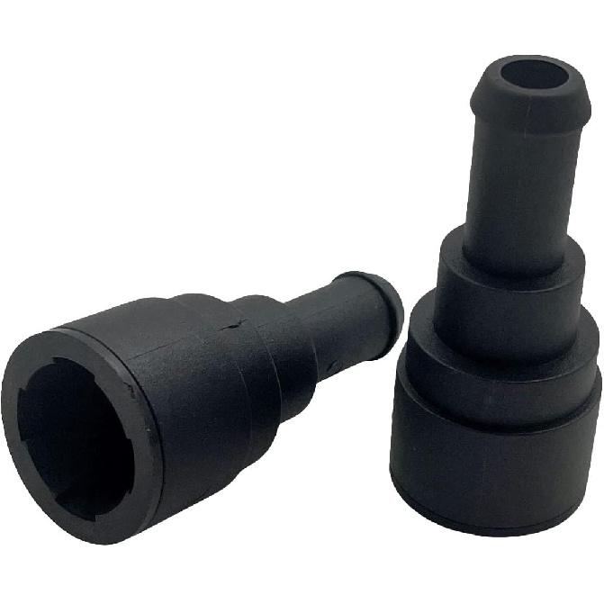 2PCS Heater Core Coolant Hose Connector Inlet/Outlet 3/4In. Tube X 5/8In 800-409 Compatible With Avalanche Suburban Express Silverado Sierra 1500