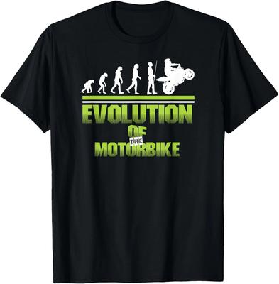 Evolution Of The Motorbike T Shirt Motorcycle Biker Clothes
