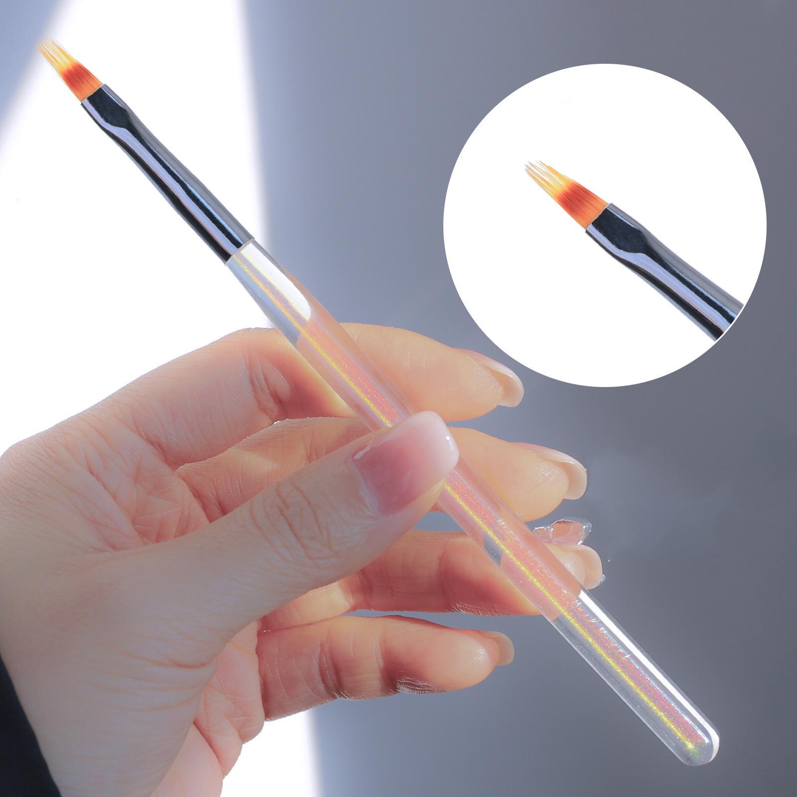 

Nail Art Rhinestone Handle Brushes Line Flower Painting Extension Pen Маникюрные инструменты