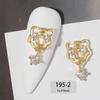 Ķīniešu Jaunais gads 3D nagu mākslas aksesuāri Rotaslietas Dekorācijas DIY Tiger Lucky naudas soma kristāla sarkans dārgakmens Rhinestone krelles