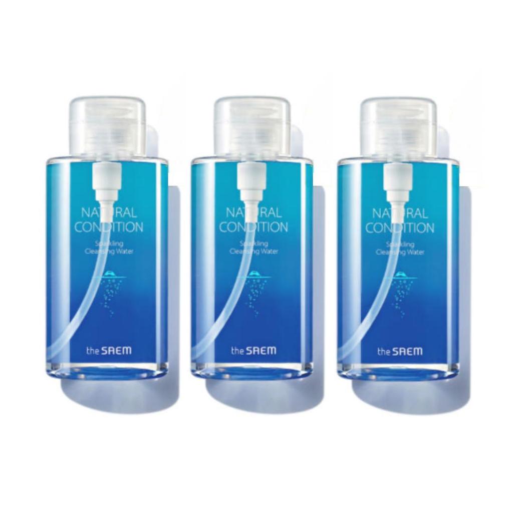 The Saem Natürlicher Zustand Schäumendes Reinigungswasser (500 ml.) & Lippen- & Augenentferner (155ml/5.24 fl.oz.) (7 Optionen)