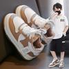 Girls shoes 2025 spring children's sports shoes medium and large children's small white shoes students casual shoes board shoes breathability increase