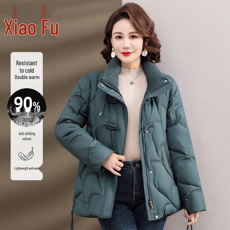 

Элегантный короткий зимний пуховик для женщин среднего возраста XL