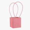 1pcs New Colored Waterproof Kraft Paper Handbag Handheld Gift Snack Bouquet Handbags Festival Flower Gift Packaging Handbag