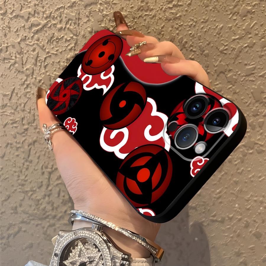 Soft Back Phone Cover Case for iPhone 7 8 SE X XS XR 12 17Air 14 15 Plus 13 Mini 17 16 Pro Max 11 Akatsuki Cool Cloud