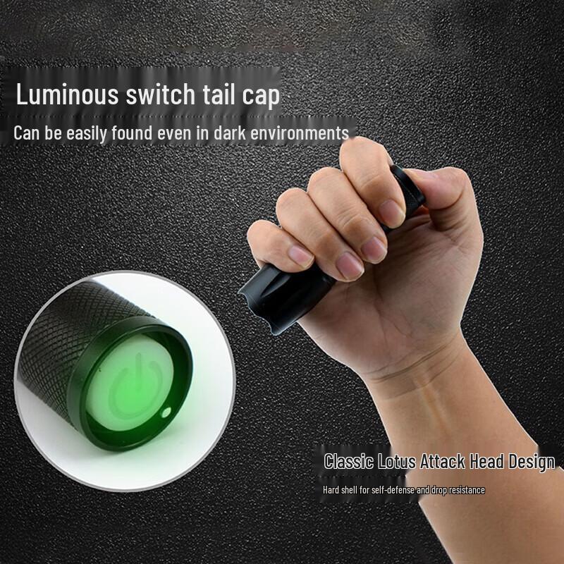 Qu You Bang Y35 Aluminum Alloy Mini Tactical Flashlight