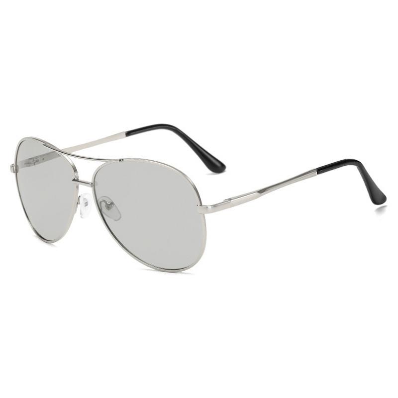 Classic Pilot Photochromic Sunglasses Men Safety Driving Sun Glasses Women Anti-Glare Change Color Day And Night Eyewear