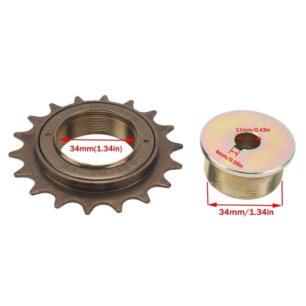 1 Sada 18T Sada adaptérů pro volnoběžku jízdního kola pro motory MY1016Z MY1016 MY1018 MY1020 Údržba jízdního kola