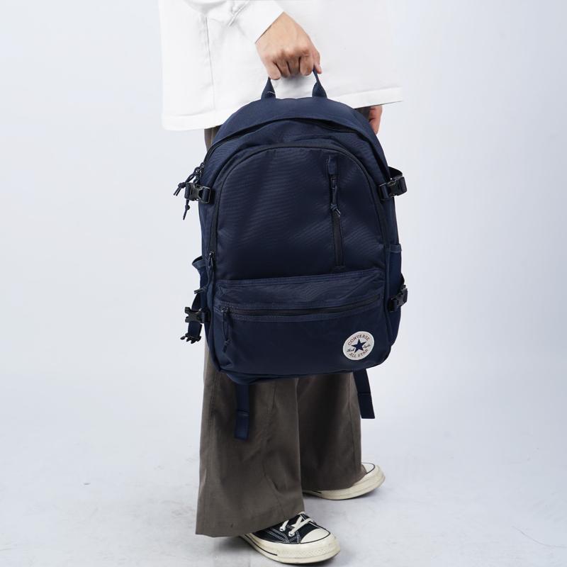 New Converse Recycled Polyester Backpack Unisex Obsidian Blue 10021138-A02