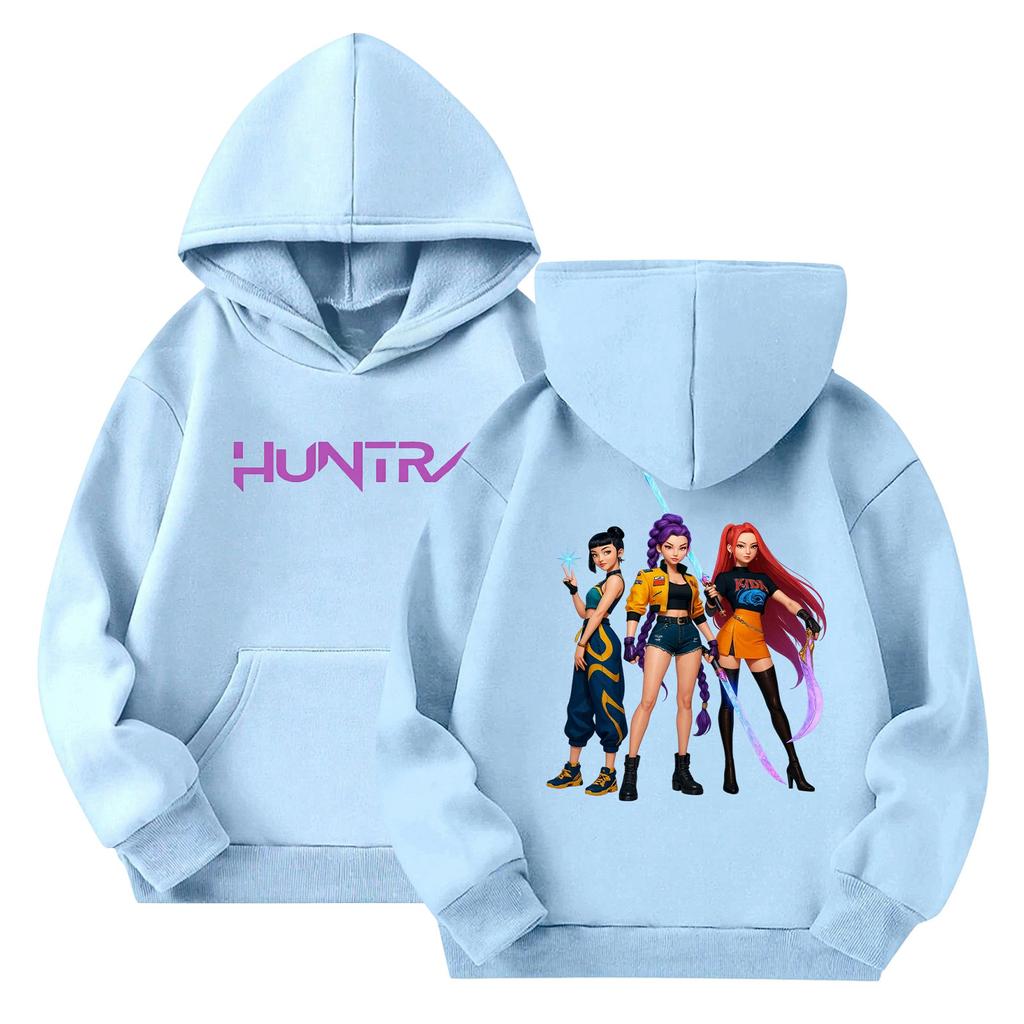 Women's Hooded Gradient Printed Long Sleeved Sweatshirt Loose Women's Sweatshirt  Sweatshirt
