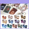 Genshin Impact Card Holder Keychain Pendant With Vibrant Klee Mona Hutao Xiao Ganyu Sayu Ning Design