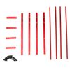 2Tiers RC Tyre Aluminum Alloy Shelf 1.9in Wheel Tire Storage Rack for SCX10 90046 D90 1 10 Model Crawler CarRed