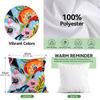 Federa per Cuscino Fiore Colorato Giungla Tropicale Copricuscino Decorativo Pianta Astratta Arredamento Casa Cuscini Divano Letto Cojin