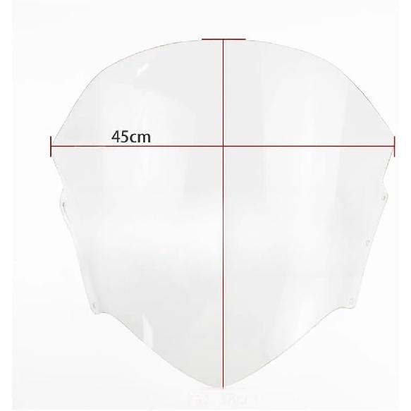Wind Deflector Windshield Motorcycle Accessories Windshield Windscreen Fit for Yam&aha Majesty 250 400 2003-2008 YP250 YP3 YP400 2004 2005 2006 2007