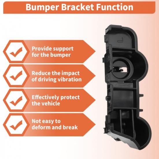 Bumper Bracket for Nissan Maxima Sedan 2009-2015 No622209N00A622219N00A 1 Pair