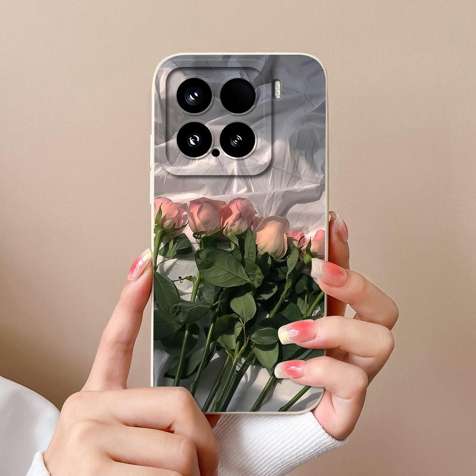 For Xiaomi 15 Pro Case For Xiaomi 14 Pro Phone Cases Various Style Soft Liquid Silicone Mi15 Mi14 Back Cover Anti Drop Bumper