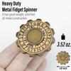 Viking Pirate Fidget Spinners for Adults, Heavy Metal Figette Spin, Premium Bearing, Silent Long Spinning, Small Gossip Desgin, Stainless Steel