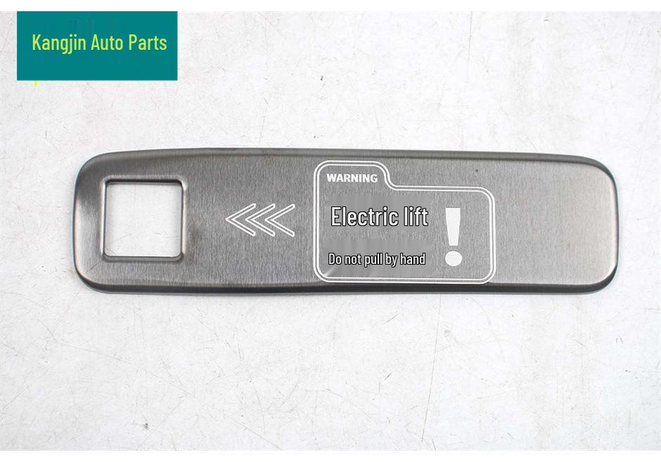 

2026 Toyota Highlander Black Titanium Stainless Steel Door Speaker Covers with Rear USB.