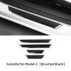 For Tesla Model 3 2021-2023 Car Threshold Bar Magnetic Induction LED Luminous Illuminated Welcome Pedal Model Y Auto Accessories