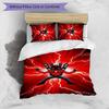 Skibidi Toilet Printed 3PCS Bedding Set Soft Breathable Duvet Cover Pillowcases Set Washable Bedroom Decor Home Gift