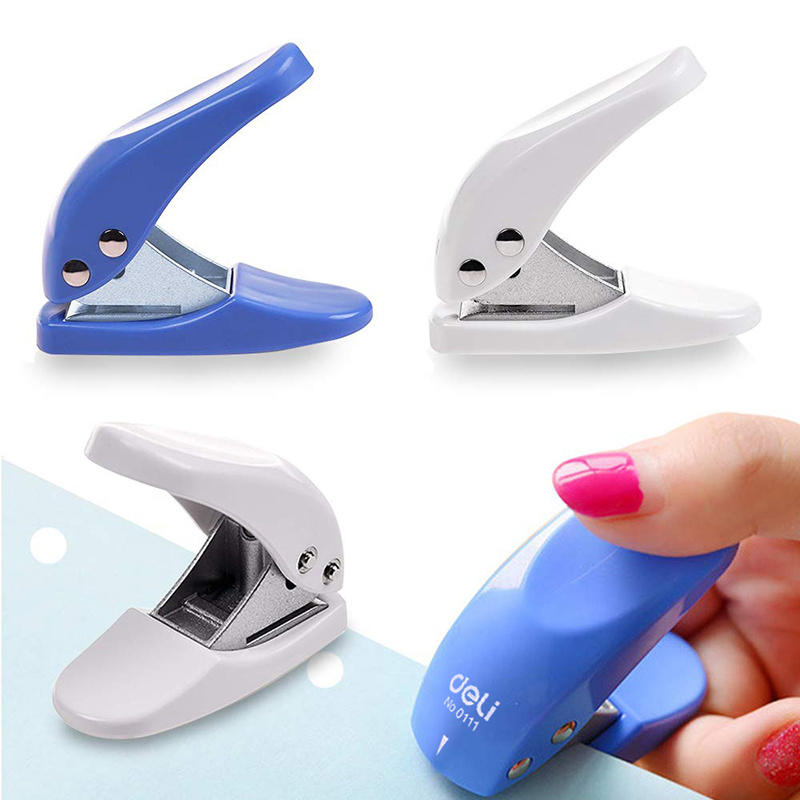 Single Hole Punch for School & Office Mini Manual Hole Puncher for Paper Tickets and Crafting