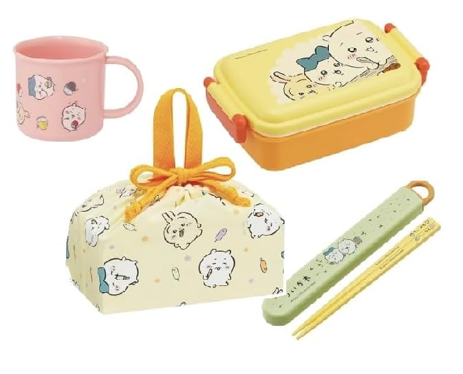 

Скейт-персонаж 24 Антибактериальный Безопасный для посудомоечной машины Мягкая крышка Плотный ланч-бокс Ланч-шнурок Хачиварэ Плотный замок Ланч-бокс Набор CH24 Коробка, Квадратная, оранжевый