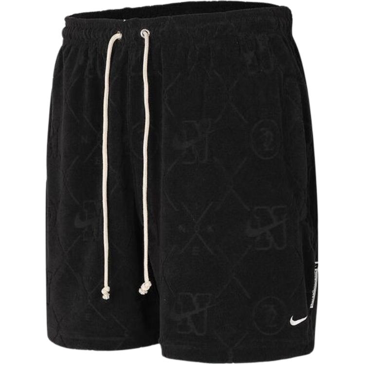 

Nike Logo Comfortable Lace-Up Casual Shorts Men shorts Black HJ4226-010 L