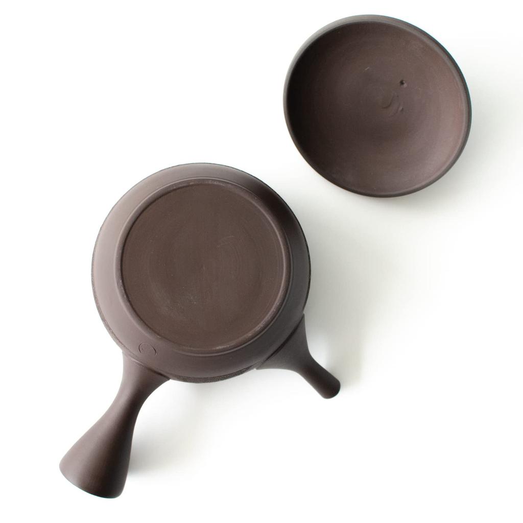 Tokoname-Keramik Tokocralabo Tokoname-Keramik Tamamitsu-Ofen Teekanne mit Keramik-Sieb Tee Tee Kiefernrinde und Algen Grün Japanisch Hergestellt in 266349