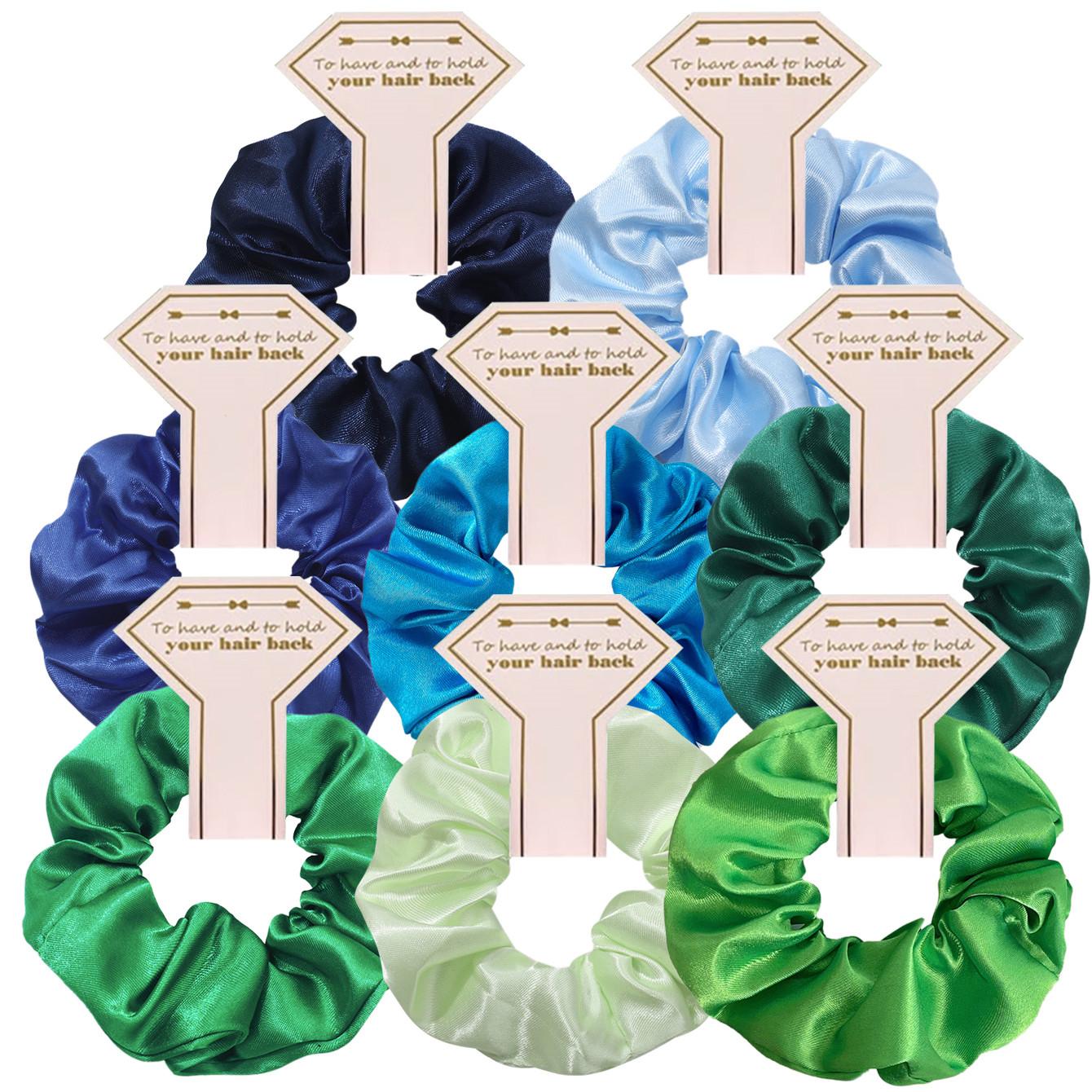 

Имитация шелкового атласа Повязки на голову Подарки подружкам невесты на предложение руки и сердца Атласные резинки для волос Резинки для волос Сувениры для девичника на свадьбу There is cardboard