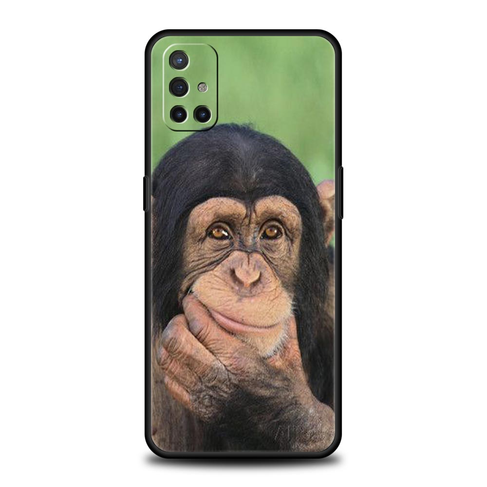 Monkey Phone Case For OnePlus 13 12 11 10 9 8 7T Pro 13R 12R 10R 9RT 8T Nord N200 N30 2T CE 2 3 5G Lite Soft Cover