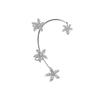 Chic Women's Zirconia Pearl Ear Cuffs - Handmade, No Piercing Needed, Luxury Niche Earrings