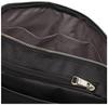 Ultima Tokyo Men's Silvio Shoulder Bag, Cotton Canvas and Leather, Black, Free Size (59639)