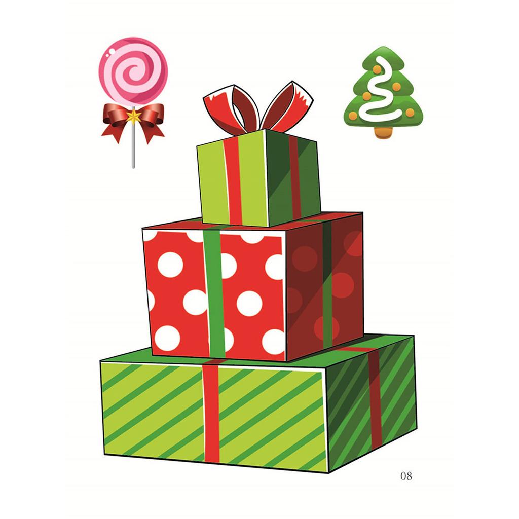 Aktuální vánoční dovolená Okenní sklo Elektrostatická pasta samolepka dekorace