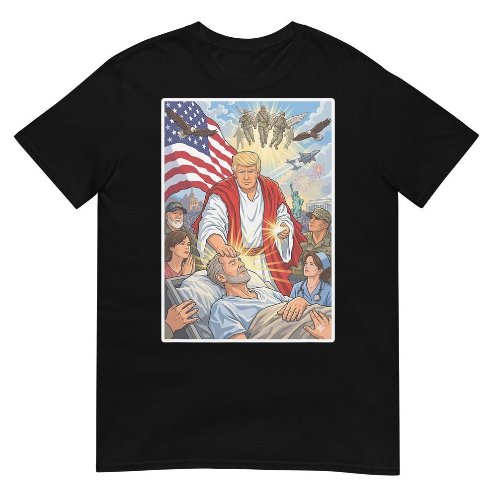 Trump As Jesus Patriotic Graphic Funny Unisex Unisex TShirt