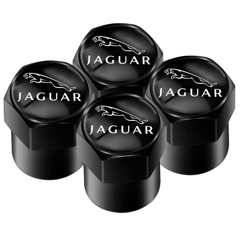 Car styling 4pcs Metal Wheel Tire Valve Caps Stem case For Jaguar XF 250 X Type F Pace X351 Xe S-Type XFR XEL Auto Accessories LL76